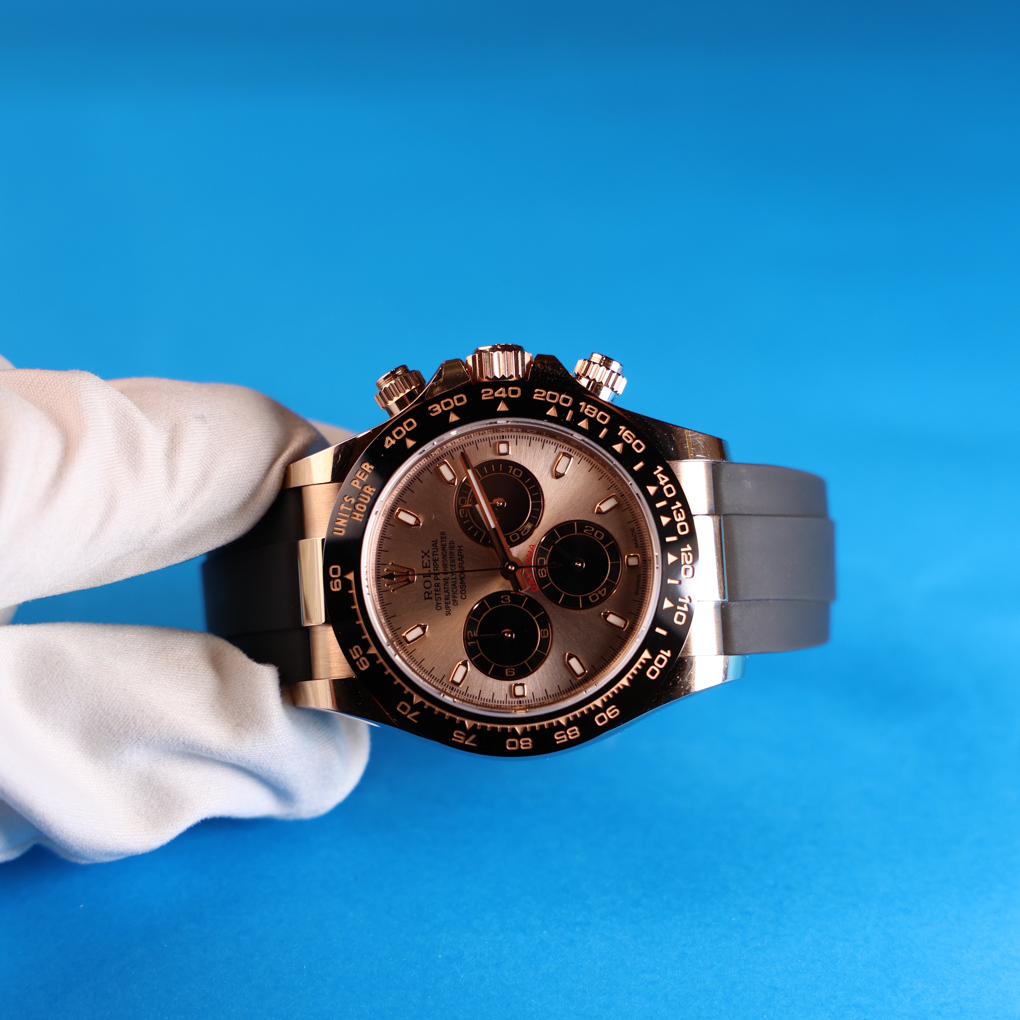 Daytona Everose Gold Oysterflex - Watch