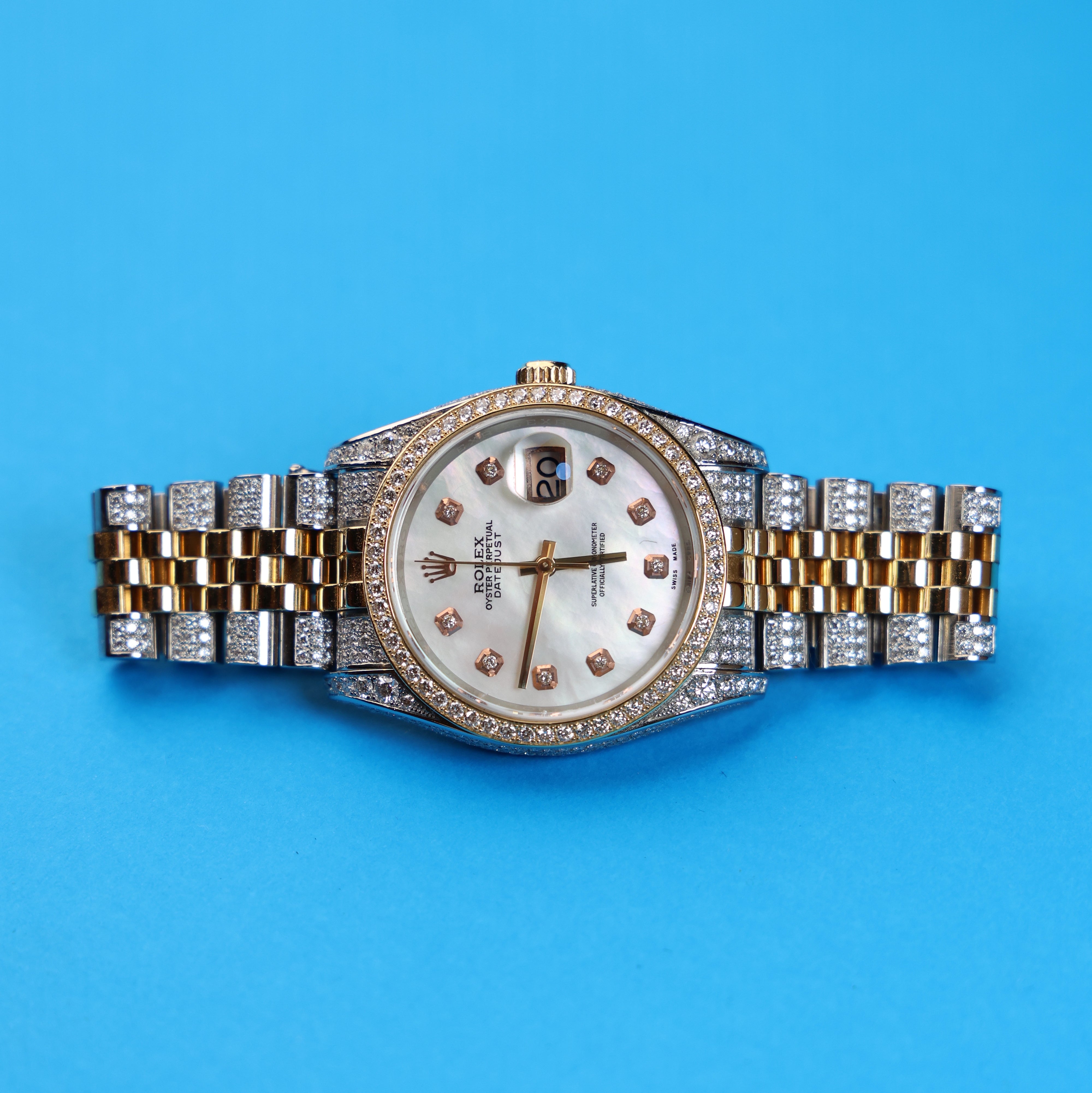 Rolex Datejust Two - tone 36mm ’iced’